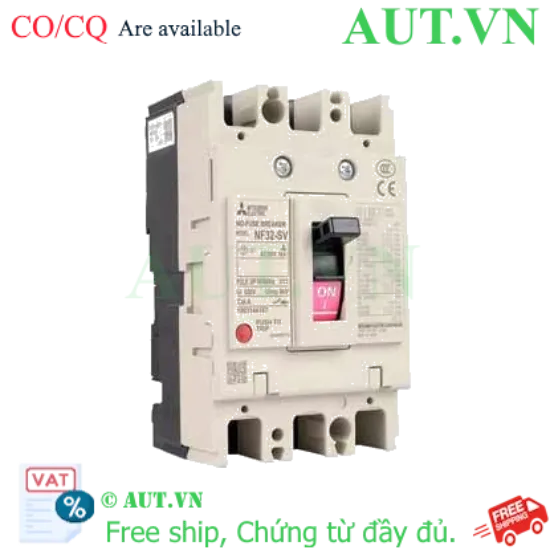 Ảnh của MCCB Mitsubishi NF32-SV 3P 3A 5KA