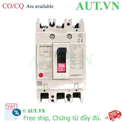 Ảnh của MCCB Mitsubishi NF63-SV 3P 15A 7.5KA