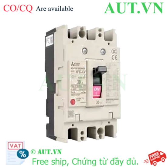 Ảnh của MCCB Mitsubishi NF63-CV 3P 30A 5KA