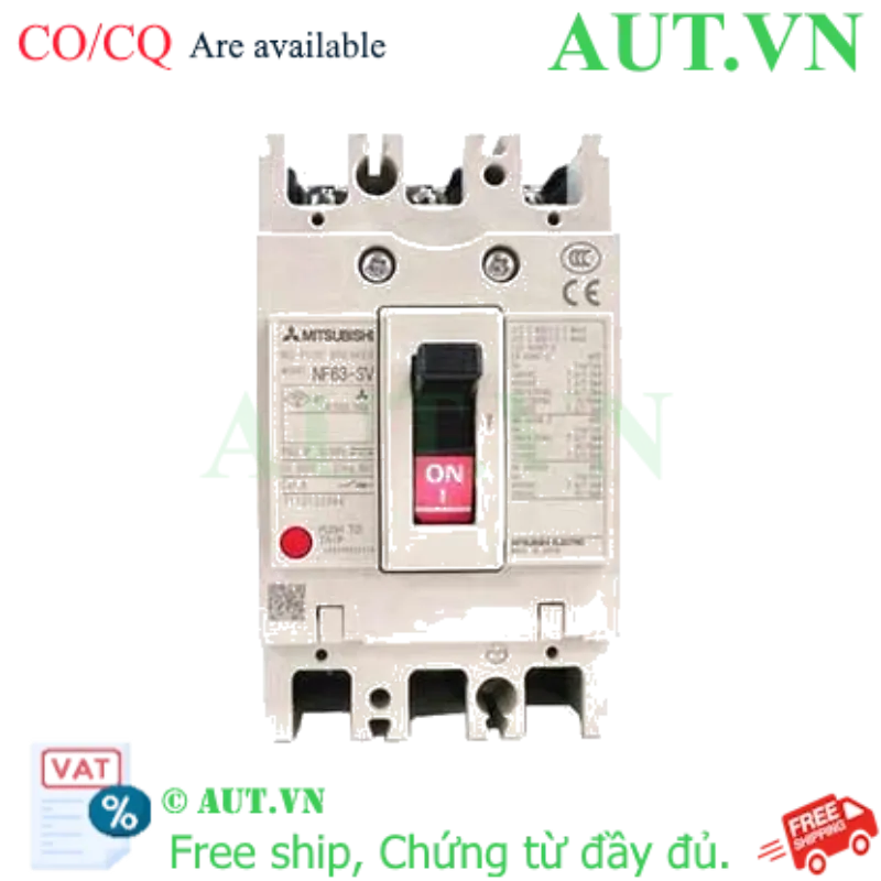 Ảnh của MCCB Mitsubishi NF63-SV 3P 5A 7.5KA