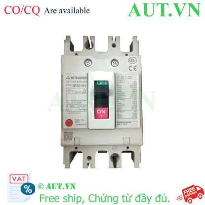 Ảnh của MCCB Mitsubishi NF63-HV 3P 10A 10kA