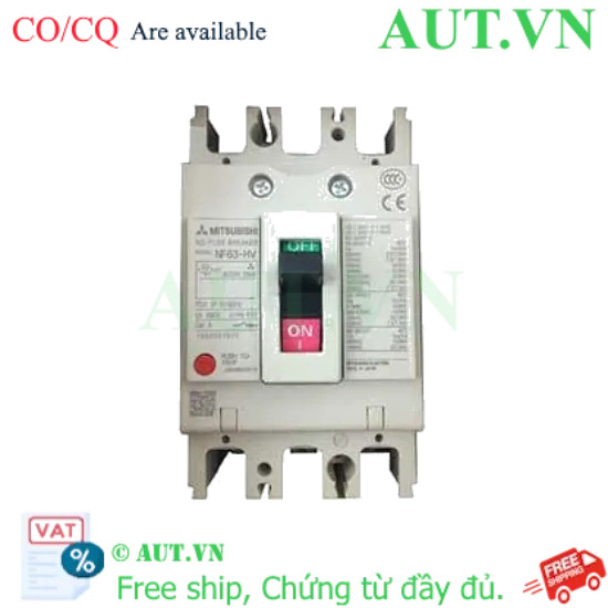 Ảnh của MCCB Mitsubishi NF63-HV 3P 30A 10kA