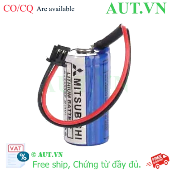 Ảnh của Pin Mitsubishi Q6BAT - Pin Dự Phòng PLC MELSEC-Q Series (3VDC, 1.8Ah, Chính Hãng)
