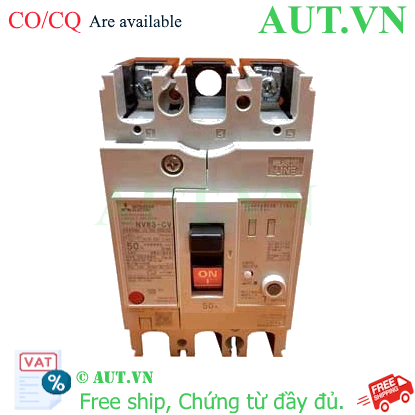 Ảnh của CB chống giật Mitsubishi NV63-CV 2P 50A 7.5kA 30mA