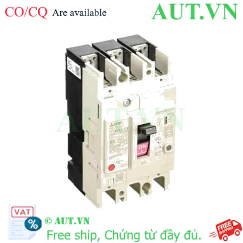 Ảnh của CB chống giật Mitsubishi NV63-CV 3P 60A 5kA 1.2.500mA
