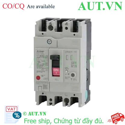 Ảnh của CB chống giật Mitsubishi NV63-CV 2P 10A 7.5kA 30mA