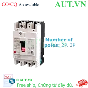 Ảnh của CB chống giật Mitsubishi NV63-CV 3P 50A 5kA 1.2.500mA