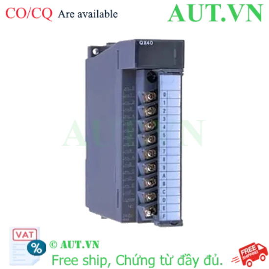 Ảnh của Module PLC Mitsubishi QX40 | 16 Ngõ Vào 24VDC Sink | Chống Nhiễu Tuyệt Đối - AUT VN