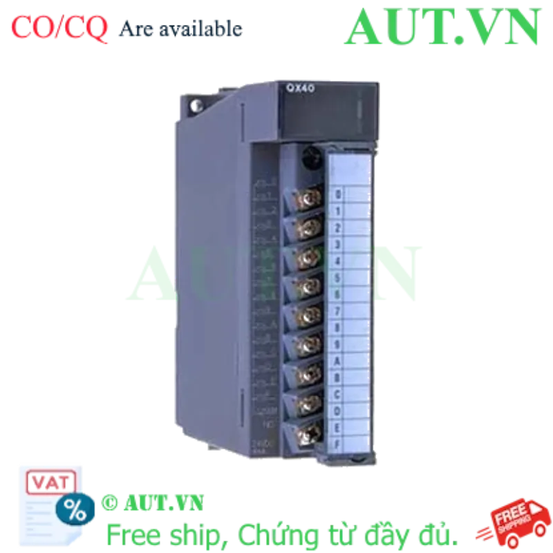 Ảnh của Module PLC Mitsubishi QX40 | 16 Ngõ Vào 24VDC Sink | Chống Nhiễu Photocoupler - AUT VN