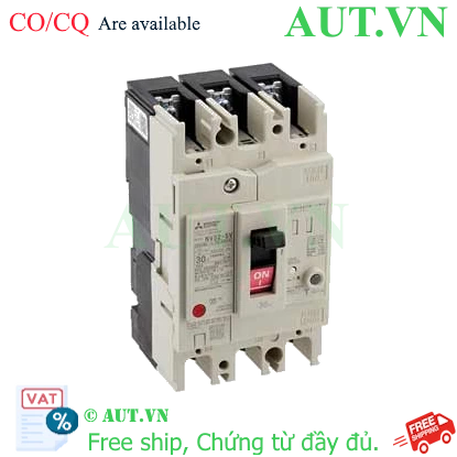 Ảnh của CB chống giật Mitsubishi NV32-SV 3P 30A 5kA 30mA
