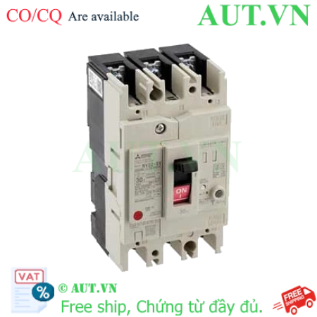 Ảnh của CB chống giật Mitsubishi NV32-SV 3P 30A 5kA 30mA
