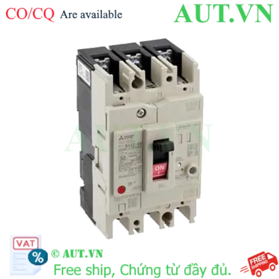 Ảnh của CB chống giật Mitsubishi NV32-SV 3P 30A 5kA 30mA
