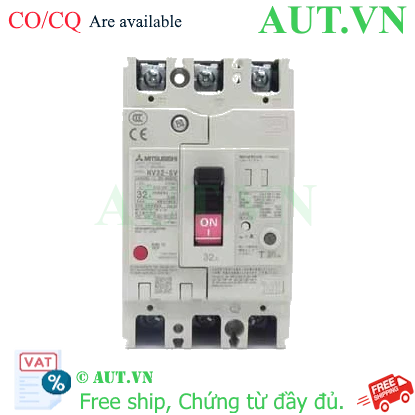Ảnh của CB chống giật Mitsubishi NV32-SV 3P 32A 5kA 30mA