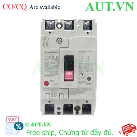 Ảnh của CB chống giật Mitsubishi NV32-SV 3P 32A 5kA 30mA