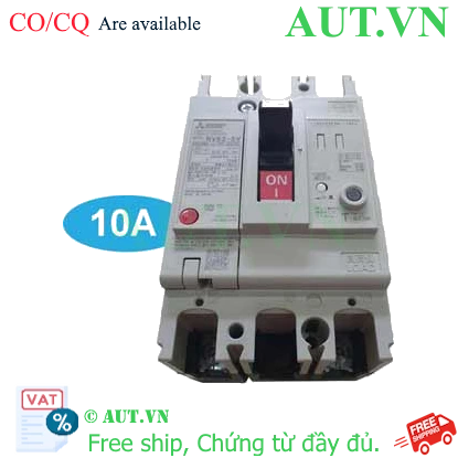 Ảnh của CB chống giật Mitsubishi NV63-SV 2P 10A 15kA 30mA