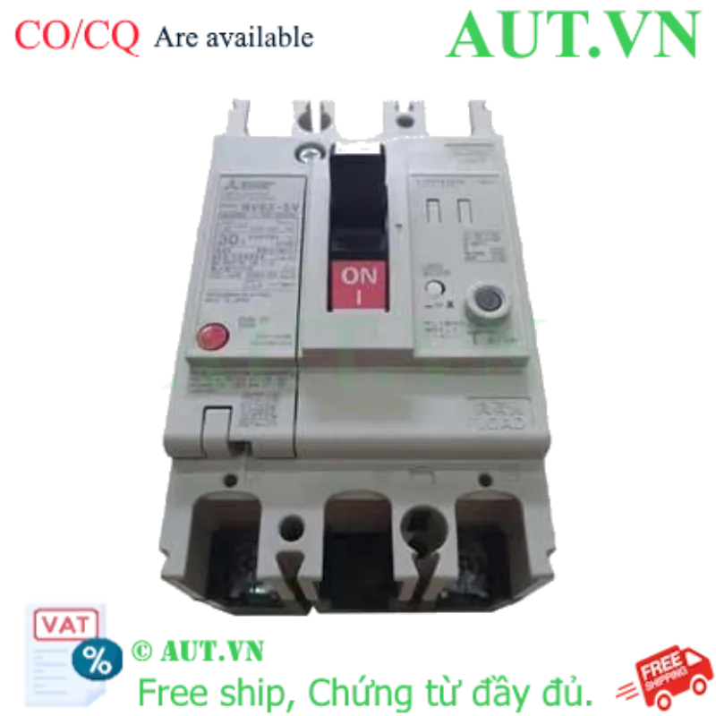 Ảnh của CB chống giật Mitsubishi NV63-SV 2P 30A 15kA 30mA