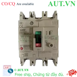 Ảnh của CB chống giật Mitsubishi NV125-CV 3P 100A 10kA 1.2.500mA