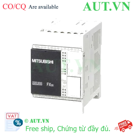 Ảnh của PLC Mitsubishi FX3S-10MR/ES Chính Hãng | 10 I/O, Ngõ Ra Relay, Nguồn 100-240VAC