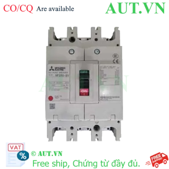 Ảnh của MCCB Mitsubishi NF250-SV 3P 160A 36KA
