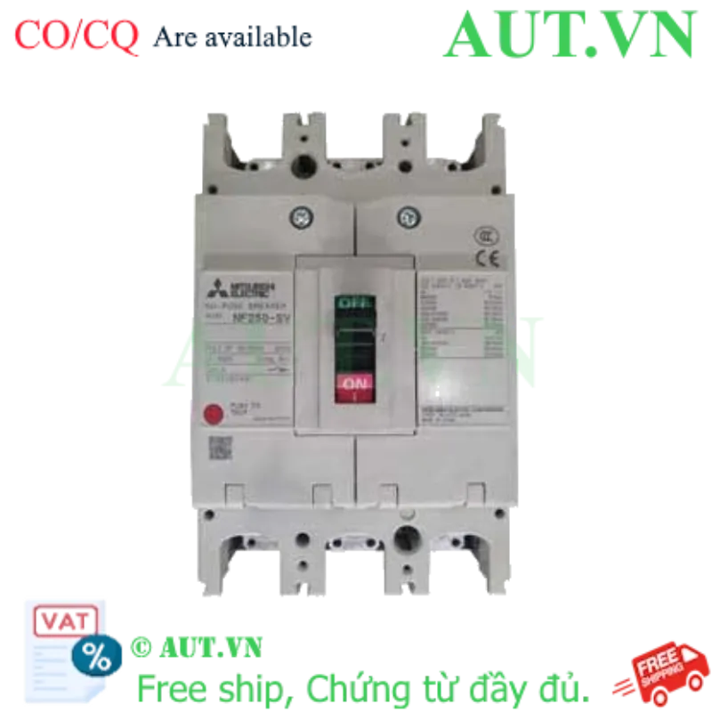 Ảnh của MCCB Mitsubishi NF250-SV 3P 160A 36KA