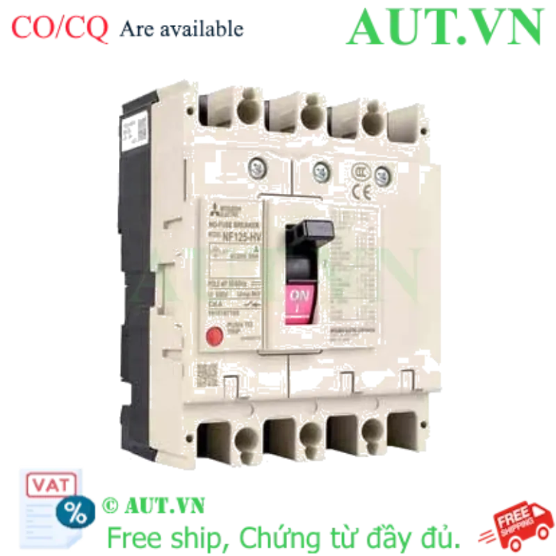 Ảnh của MCCB Mitsubishi NF125-HV 4P 100A 50kA