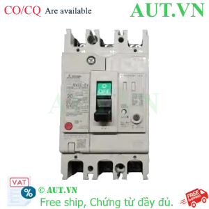 Ảnh của CB chống giật Mitsubishi NV32-SV 3P 20A 5kA 30mA