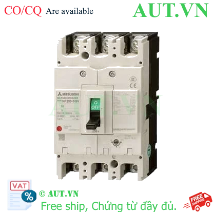 Ảnh của MCCB Mitsubishi NF250-SGV 3P 125-160A 36KA