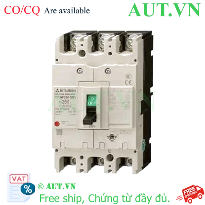 Ảnh của MCCB Mitsubishi NF250-SGV 3P 175-250A 36KA