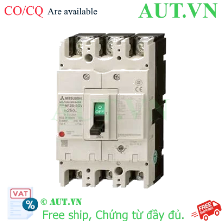 Ảnh của MCCB Mitsubishi NF250-SGV 3P 175-250A 36KA
