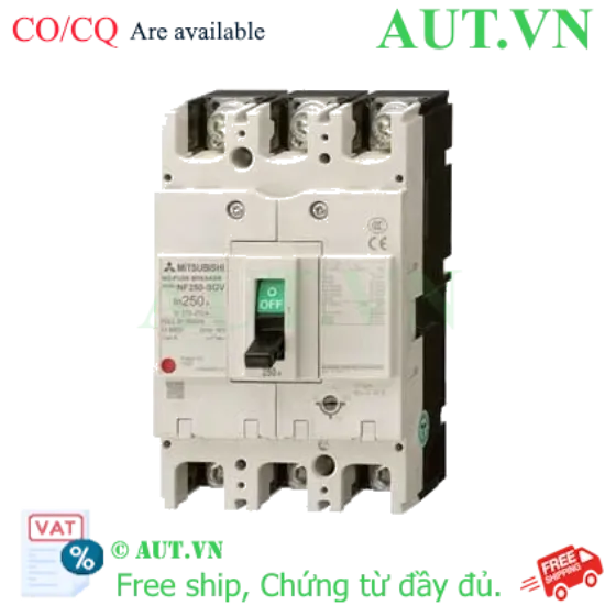 Ảnh của MCCB Mitsubishi NF250-SGV 3P 175-250A 36KA