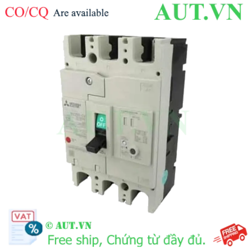 Ảnh của CB chống giật Mitsubishi NV250-CV 3P 125A 25kA 30mA