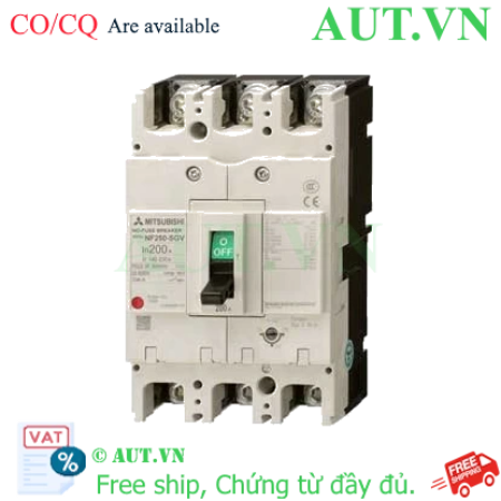 Ảnh của MCCB Mitsubishi NF250-SGV 3P 140-200A 36KA