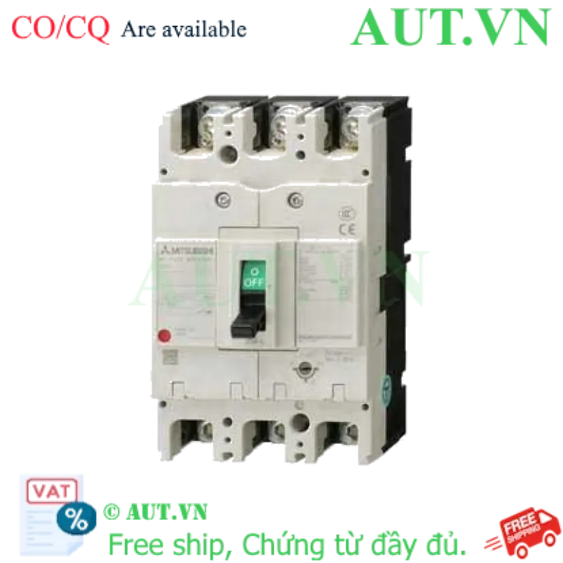 Ảnh của MCCB Mitsubishi NF160-LGV 3P 125-160A 50KA