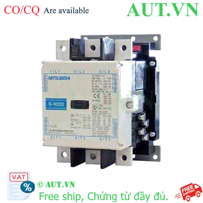 Ảnh của Contactor Mitsubishi S-N220 ac400v 2a2b