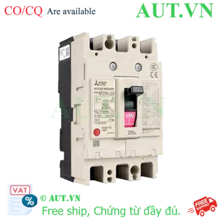 Ảnh của MCCB Mitsubishi NF250-LGV 3P 175-250A 50KA