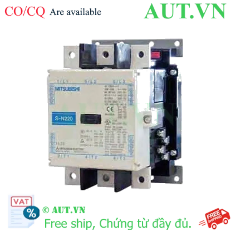 Ảnh của Contactor Mitsubishi S-N220 AC100V 2a2b