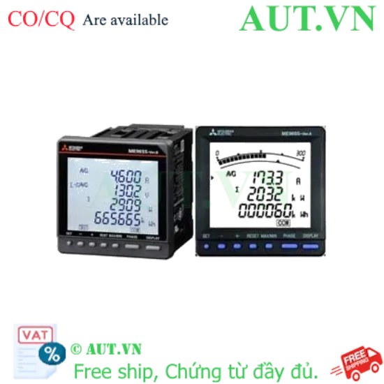 Ảnh của Đồng hồ đo đa năng Mitsubishi ME96SSHB-MB | Đo Sóng Hài, Modbus RTU, Chuẩn 96x96mm