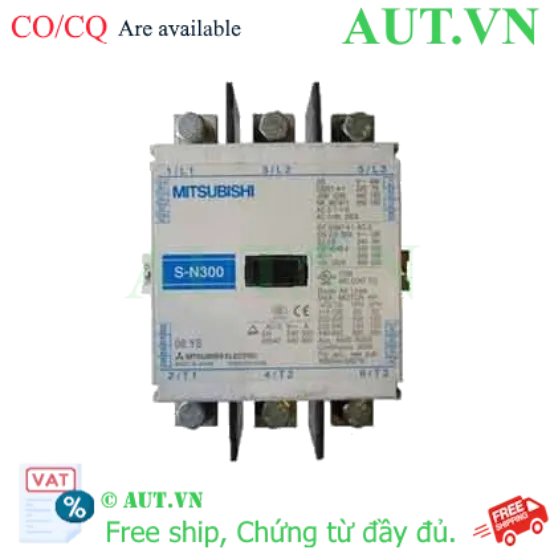 Ảnh của Contactor Mitsubishi S-N300 AC200V 2a2b