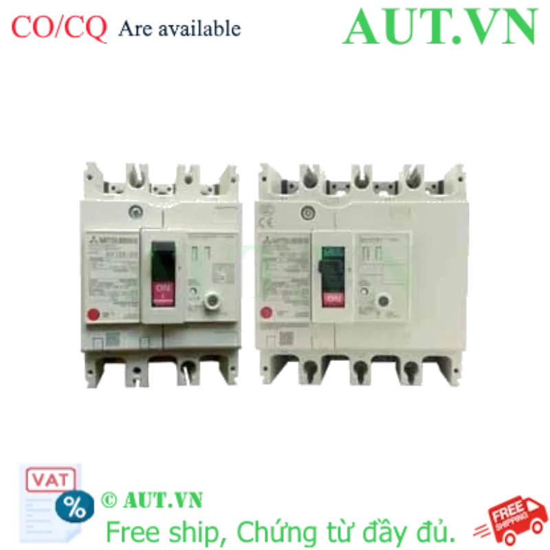 Ảnh của CB chống giật Mitsubishi NV125-SV 4P 80A 30mA CE