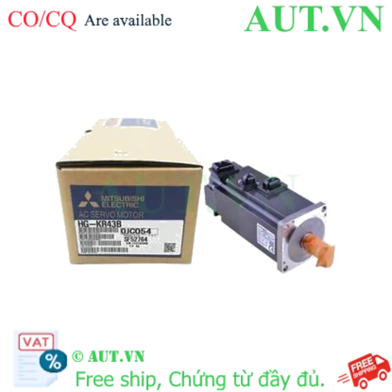 Ảnh của Servo Mitsubishi HG-KR43B 400W Có Phanh | Encoder 22-bit, IP65 | AUT VN