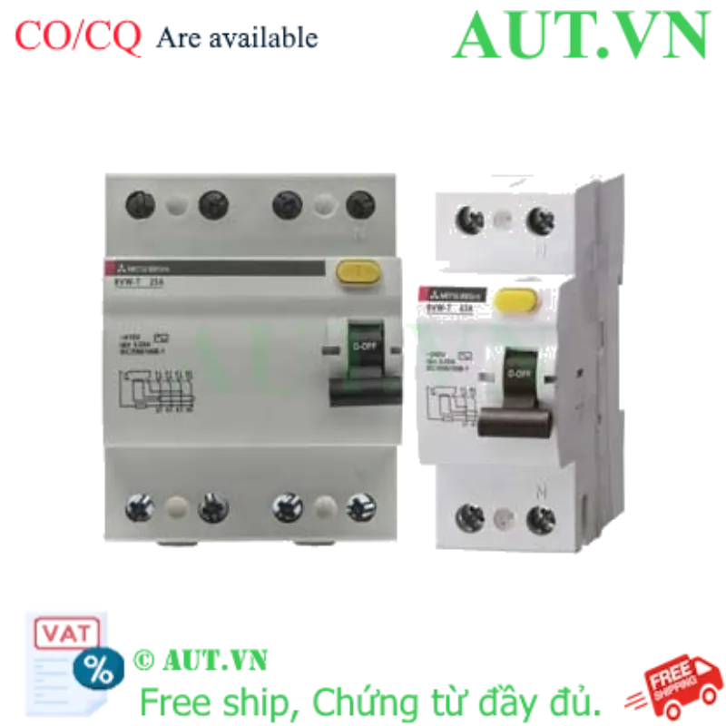 Ảnh của CB chống giật Mitsubishi BVW-T 2P 32A 300mA