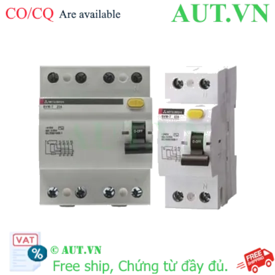 Ảnh của CB chống giật Mitsubishi BVW-T 4P 32A 100mA