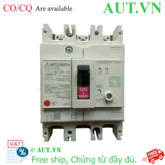 Ảnh của CB chống giật Mitsubishi NV125-SV 3P 15A 30kA 1.2.500mA