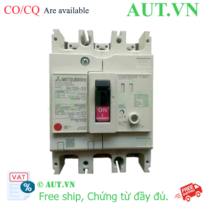 Ảnh của CB chống giật Mitsubishi NV125-SV 3P 40A 30kA 30mA