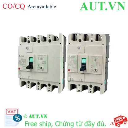 Ảnh của CB chống giật Mitsubishi NV250-SV 3P 250A 36kA 1.2.500mA TD