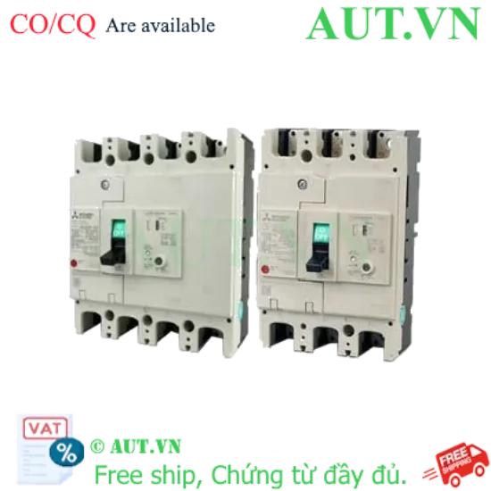 Ảnh của CB chống giật Mitsubishi NV250-SV 4P 150A 36kA 1.2.500mA TD