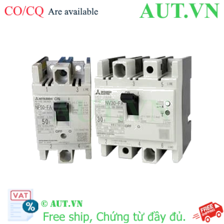 Ảnh của CB chống giật Mitsubishi NV30-FA 3P 30A 100-200V 15MA W