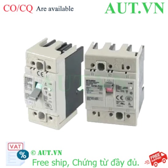 Ảnh của CB chống giật Mitsubishi NV30-FAU 2P 10A 100-240V 30MA W