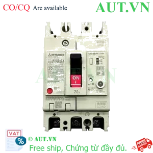Ảnh của CB chống giật Mitsubishi NV32-SV 3P 20A 5kA 1.2.500mA