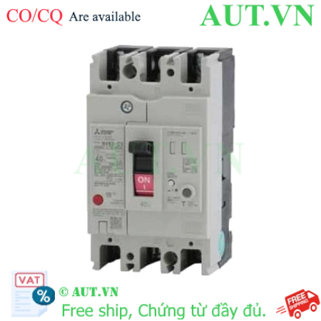 Ảnh của CB chống giật Mitsubishi NV63-CV 2P 40A 7.5kA 30mA